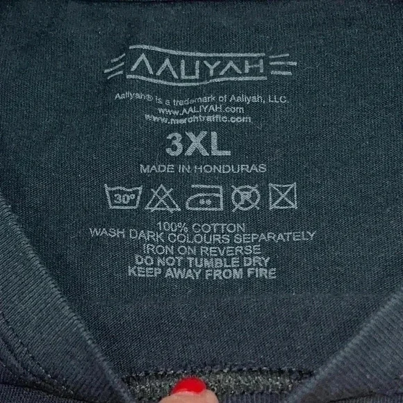 Aaliyah. Band tee t-shirt plus size R&B singer memorial - Picture 3 of 5